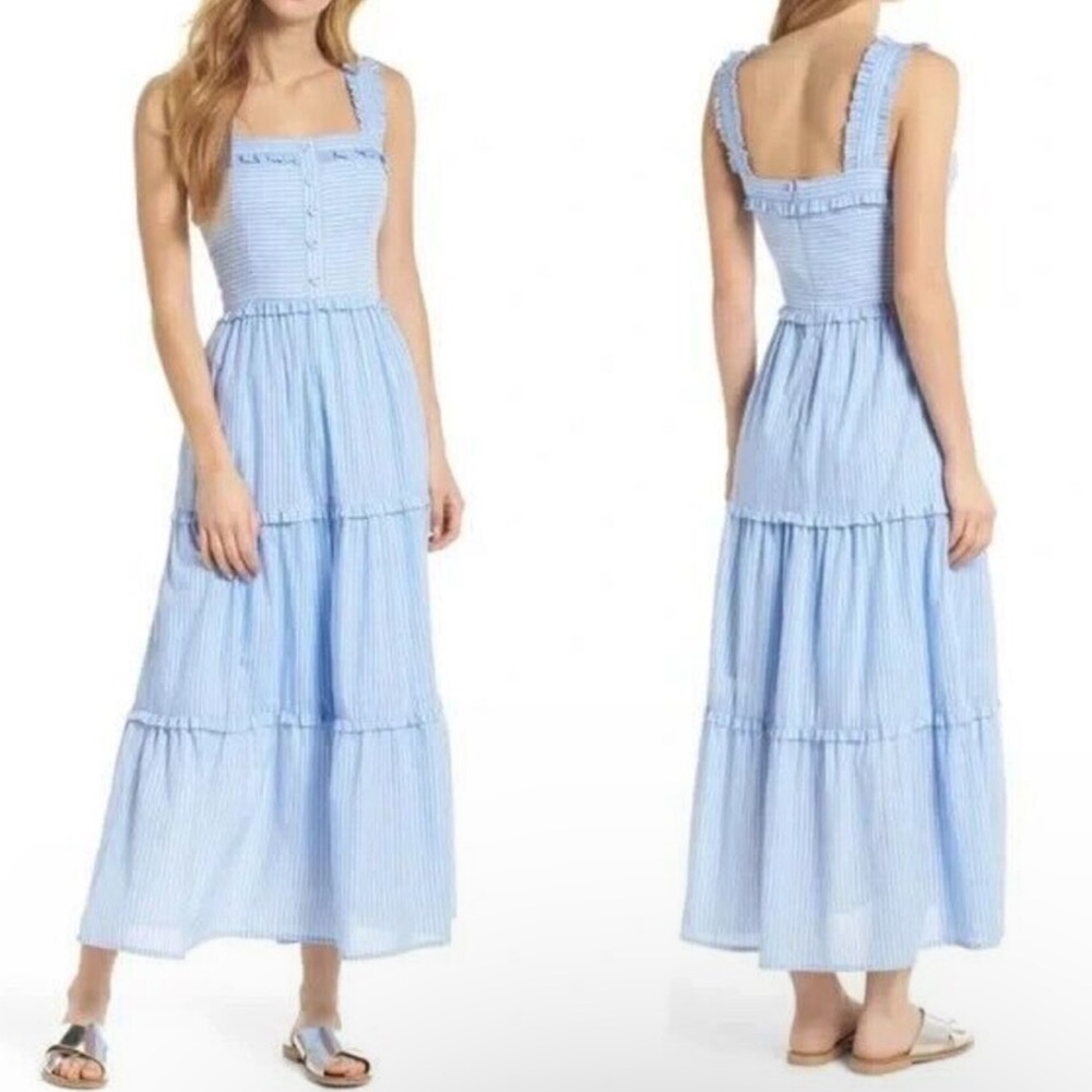 GAL MEETS GLAM STRIPED DRESS 💙🤍 size 2 - Picture 2 of 6